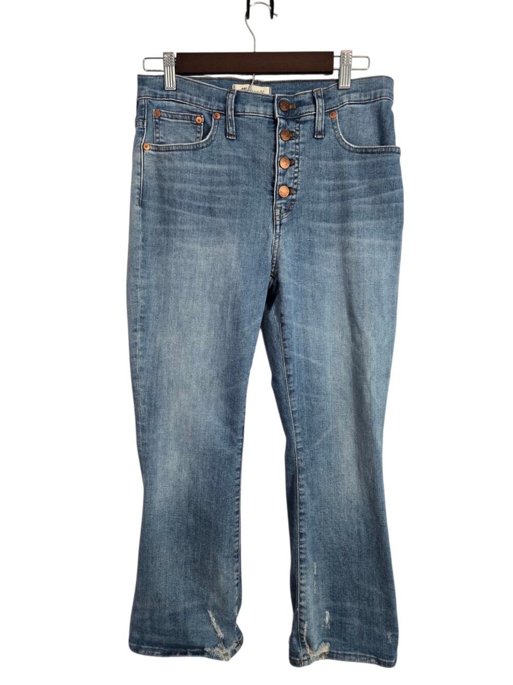 Madewell Boot Cut Distressed Jeans – Size 29 – Classic Everyday Denim